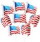 8 Pack American Flag Patriotic Party Foil Balloons, Aluminum Helium 4th Of July Balloon For Independence Day, Labor Day, Memorial Day, US Election Holiday Event Celebration Decorations
